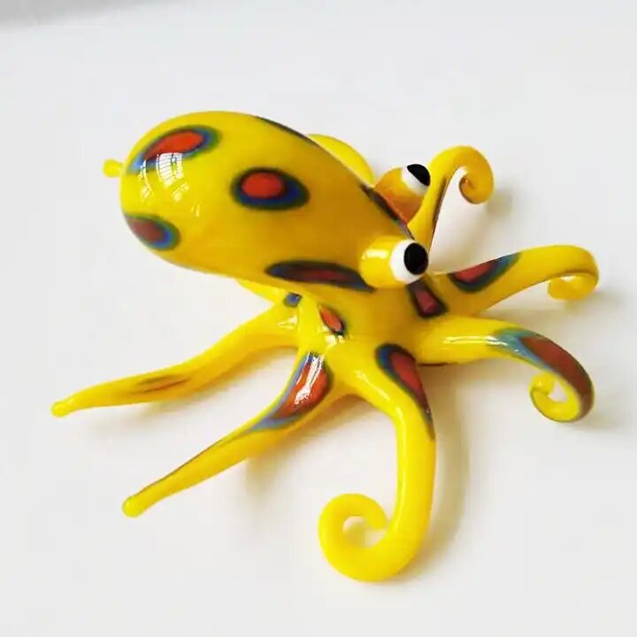 BachPartyGifts octopus crafts murano glass figurines